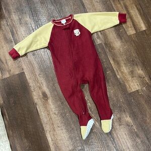 Florida State Seminoles one piece zip up Jammie’s